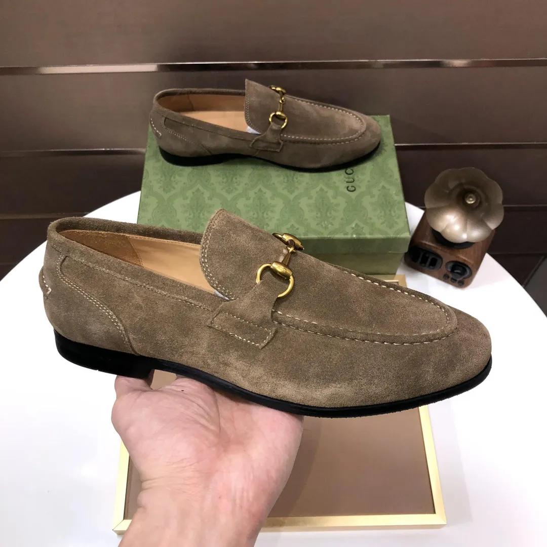 Men's shoes 💰580💰[GUCCI—Gucci] The latest high-end version of Gucci. Official website new model. Available at the same time at counters, the uppers are made of original cowhide imported from Italy/matched with the original special material splicing design concept; "highlight, high-end, grade, extravagance" and exquisite workmanship (original mesh fabric) sole: original factory special outsole size (38-45) (custom-made 45 non-returnable)